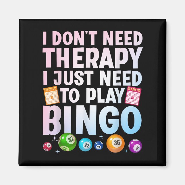 Imán Novedad Cuta De Bingo Para Hombres Mujeres Bingo L (Frente)