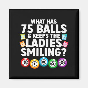 Imán Novedad de Bingo Cool para Hombres Mujeres Amante
