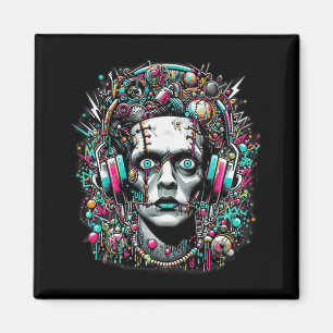 Imán Novia Cyberpunk de Frankenstein 