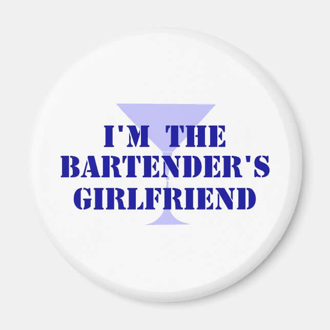 Imán Novia de Bartender (Frente)