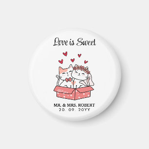 Imán Novia De Gato Y Boda De Groom