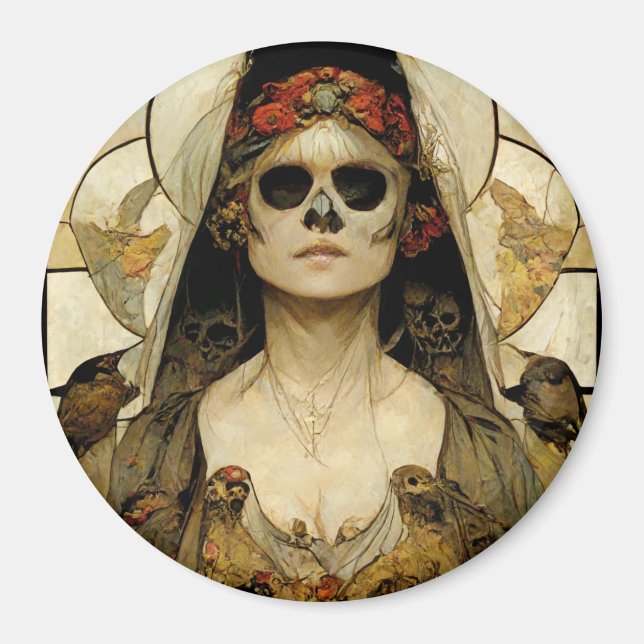 Imán Novia De La Muerte Horror Gótico (Frente)