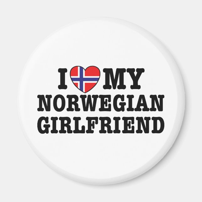 Imán Novia noruega (Frente)
