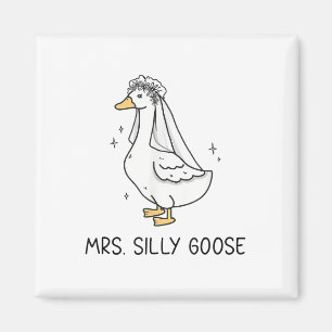 Imán Novia Para Ser Boda Novia Silly Goose