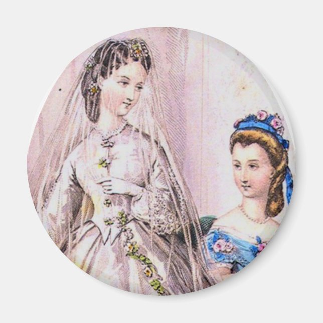 Imán Novia victoriana de 1863 (Frente)