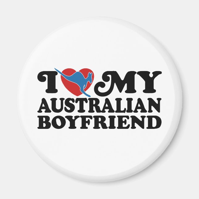Imán Novio australiano (Frente)