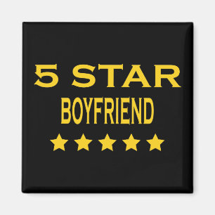 Imán Novio cumpleaños San Valentín 5 estrellas Novio