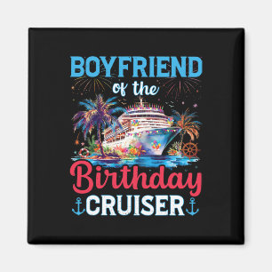 Imán Novio Del Crucero De Cumpleaños Divertido Cumpleañ