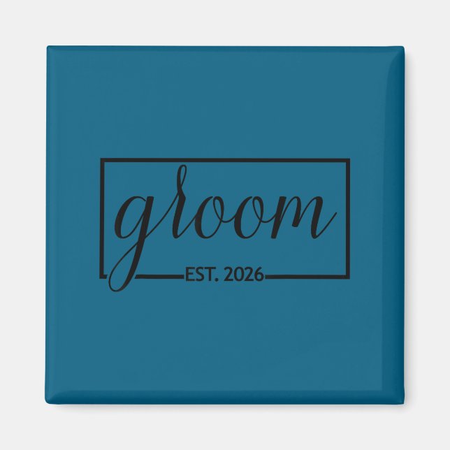 Imán Novio es 2026 futuro esposo boda soltero (Frente)