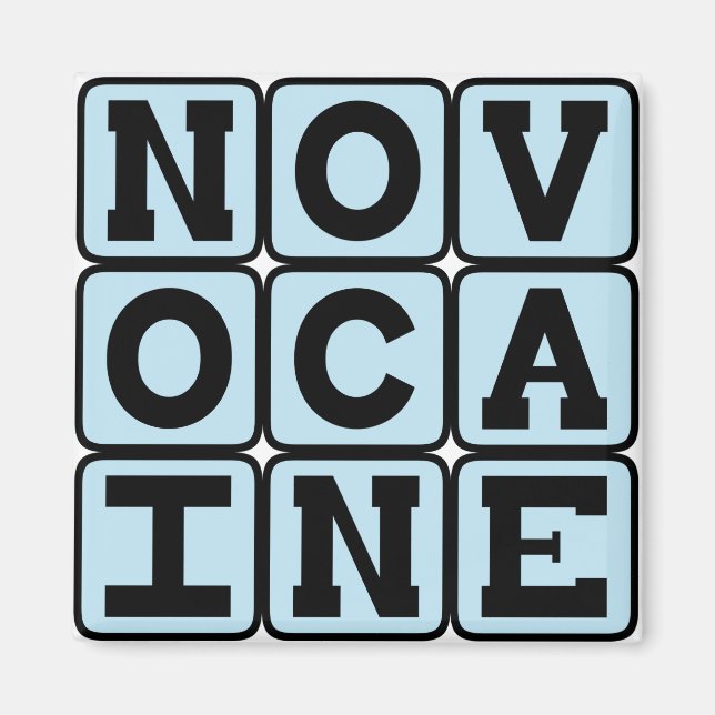 Imán Novocaína, Anestesia dental (Frente)