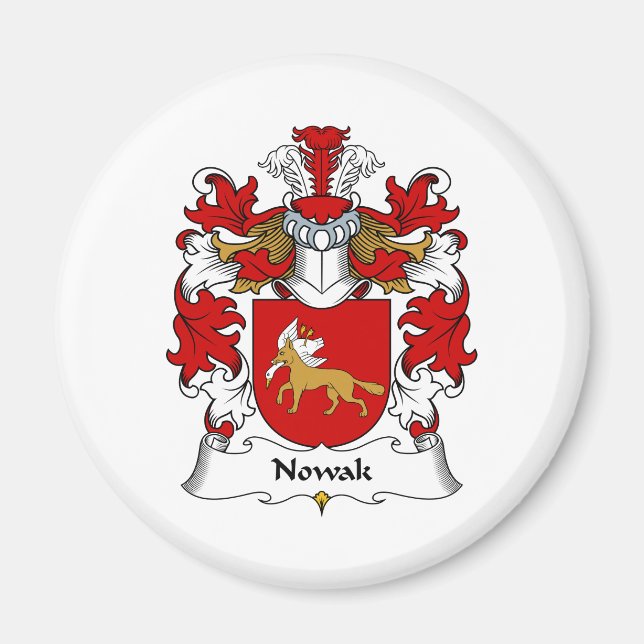 Imán Nowak Family Crest (Frente)