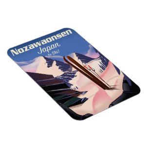 Imán Nozawaonsen Japón esquiar