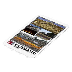 Imán NP Nepal - Katmandú - Mosaico - Magnet