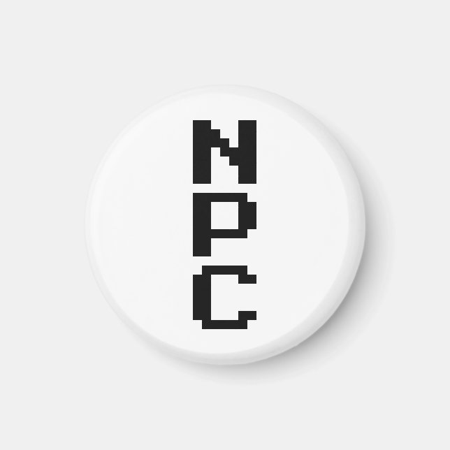 Imán NPC - Carácter no reproducible (Frente)