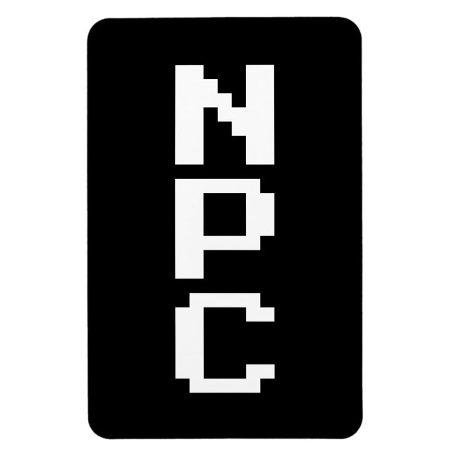 Imán NPC - Carácter no reproducible (Vertical)
