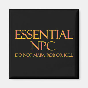 Imán NPC esencial No maim Rob ni matar RPG divertidos