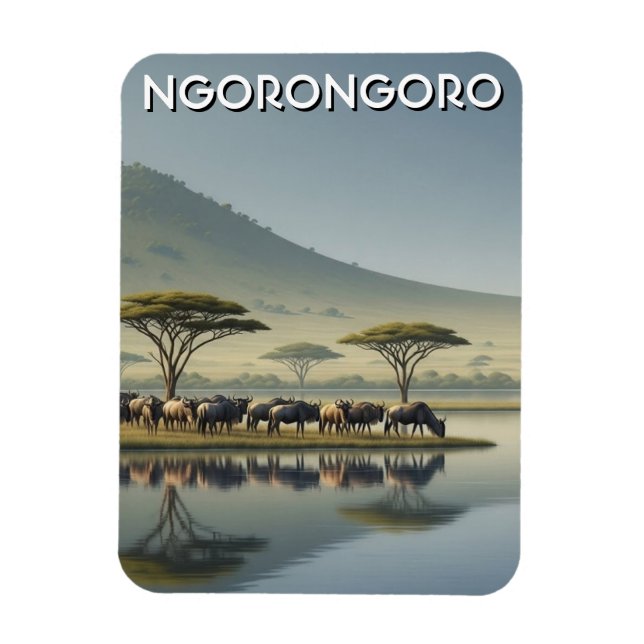 Imán Ñu de Ngorongoro Tanzania (Vertical)