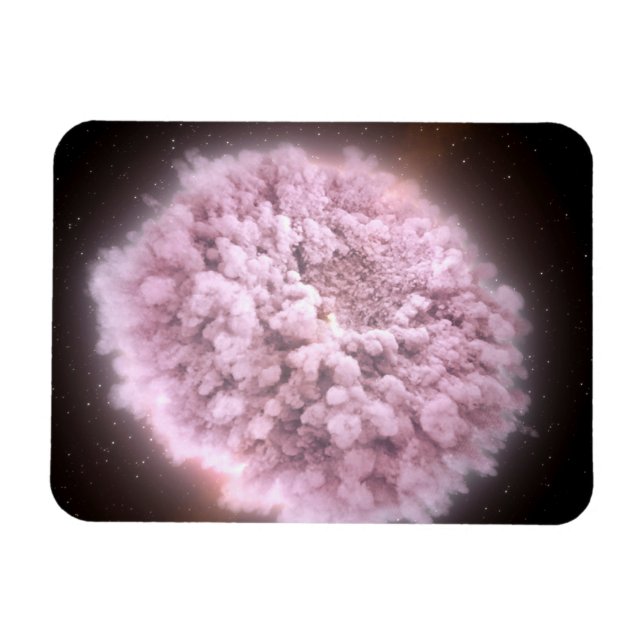 Imán Nube De Desechos De Dos Estrellas De Neutrón (Horizontal)