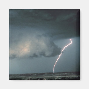 Imán Nube de la pared con el relámpago