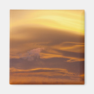 Imán Nube lenticular al atardecer