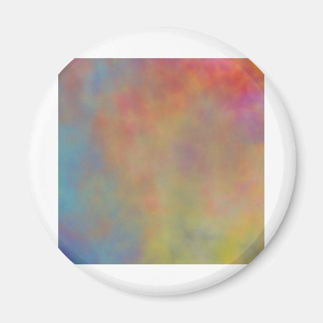 Imán nubes abstractas (Frente)