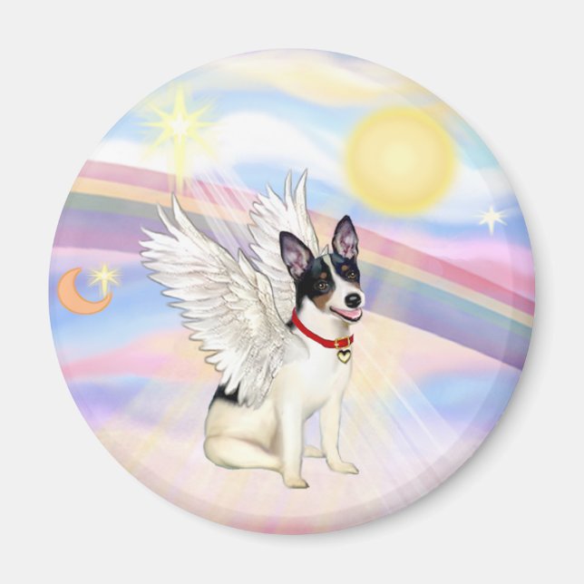 Imán Nubes - Ángel Rat Terrier (Frente)