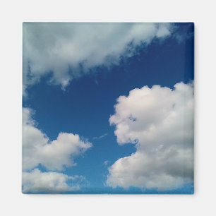 Imán Nubes blancas blandas