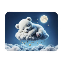 Imán Nubes de oso sueño luna sueño animal sueño