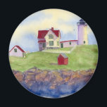 Imán nubes de verano<br><div class="desc">Nubble Light House York Maine</div>