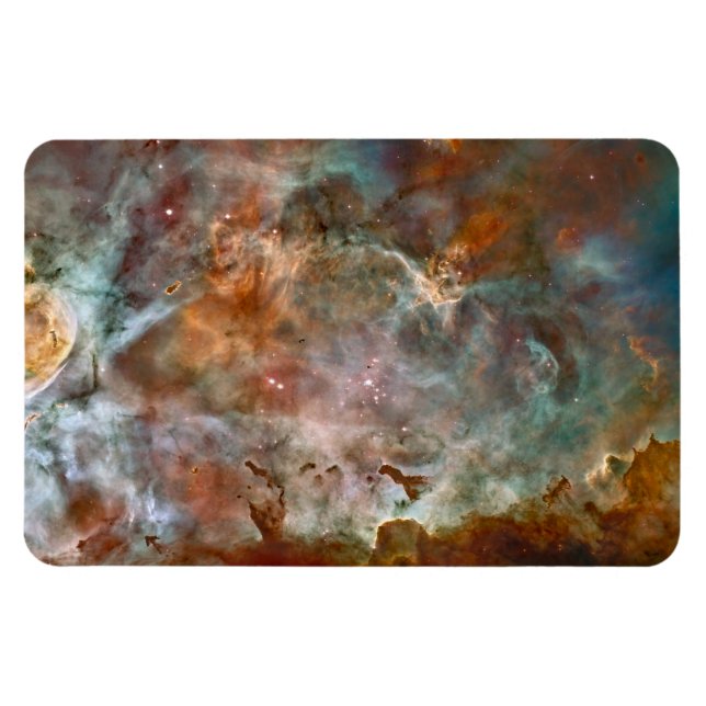 Imán Nubes oscuras de Carina Nebula Hubble Space (Horizontal)