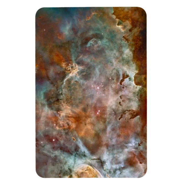 Imán Nubes oscuras de Carina Nebula Hubble Space (Vertical)