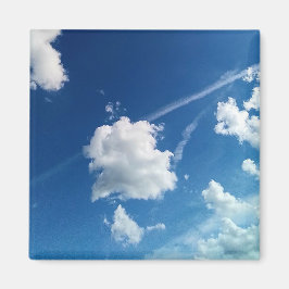 Imán Nubes pequeñas, en la luz