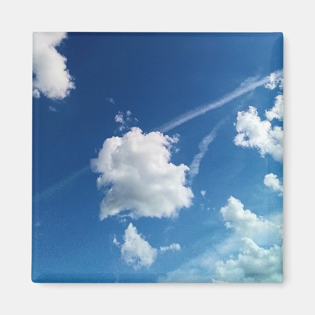 Imán Nubes pequeñas, en la luz (Frente)