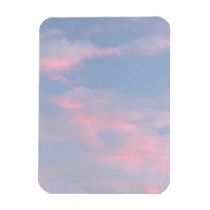 Imán Nubes rosadas de personalizable