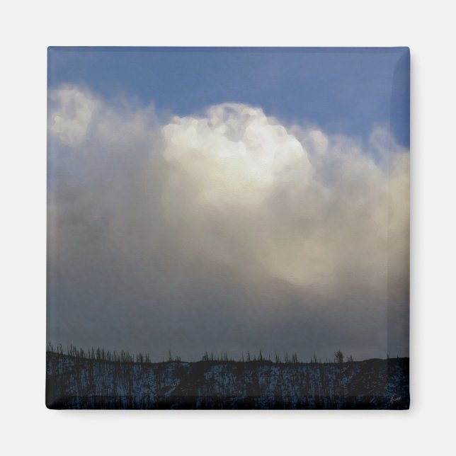 Imán Nubes sobre el barranco (Frente)