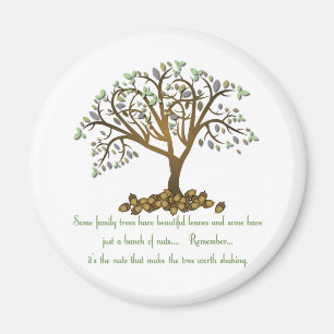 Imán Nueces de árbol de familia