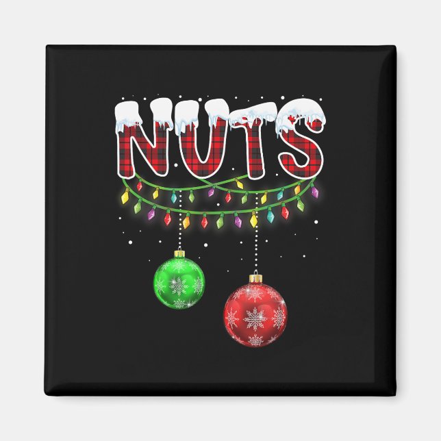 Imán Nueces de pecho coincidentes con castañas Navidade (Frente)