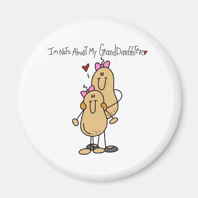 Imán Nueces sobre mi nieta (Frente)