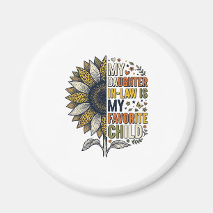 Imán Nuera Hijo Favorito Girasol Vintage S