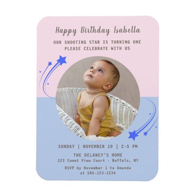 Imán Nuestra estrella del tiroteo cumple un cumpleaños (Vertical)