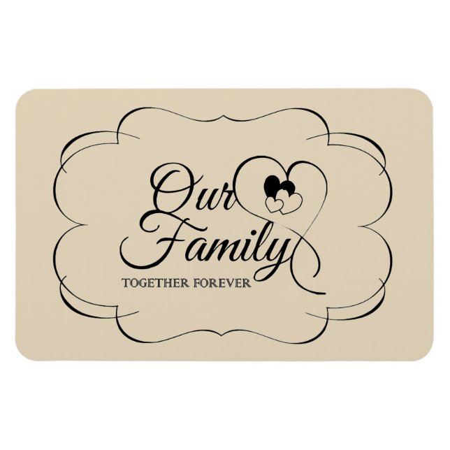 Imán Nuestra familia (Horizontal)
