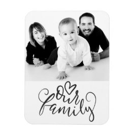 Imán Nuestra Familia - Foto Personalizada