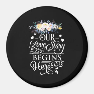 Imán Nuestra historia de amor empieza aquí