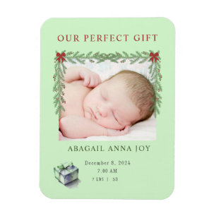 Imán Nuestra Invitación perfecta para bebés con regalo