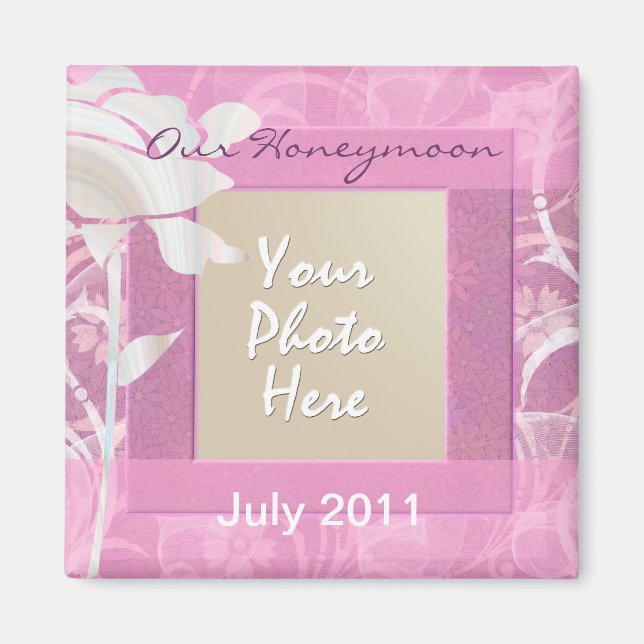 Imán Nuestra luna de miel (Frente)