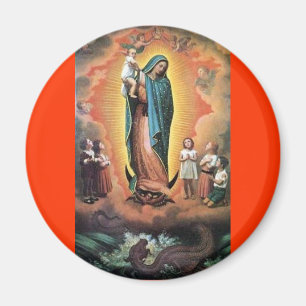 IMÁN NUESTRA MUJER DE GUADALUPE VIRGEN TRADICIONAL CATÓ