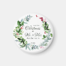 Nuestra primera Navidad como Sr. y Sra. Modern Wre