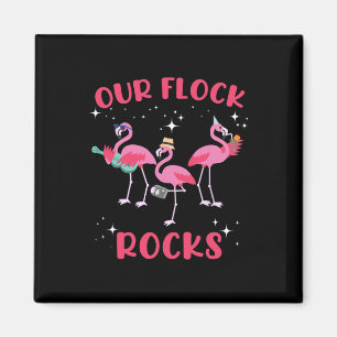 Imán Nuestra rebaño Roca Flamingo Vacaciones familiares