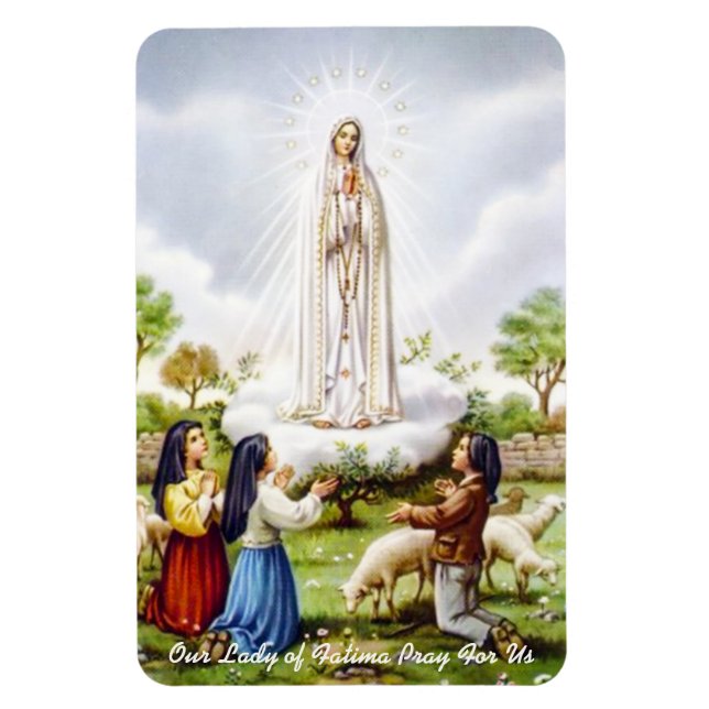 Imán Nuestra Señora de Fatima Magnet (Vertical)