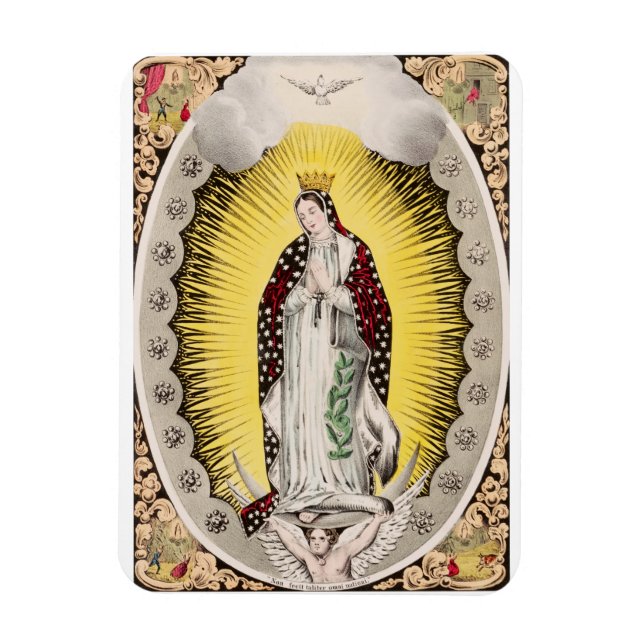 Imán Nuestra Señora de Guadalupe (Vertical)